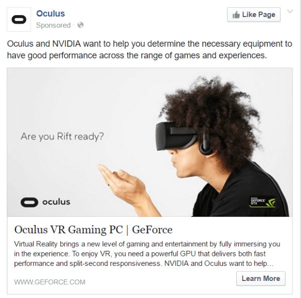 запуск продукта oculus