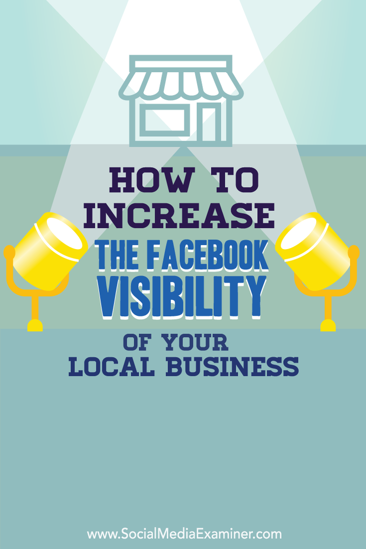 повысить узнаваемость вашего местного бизнеса на facebook