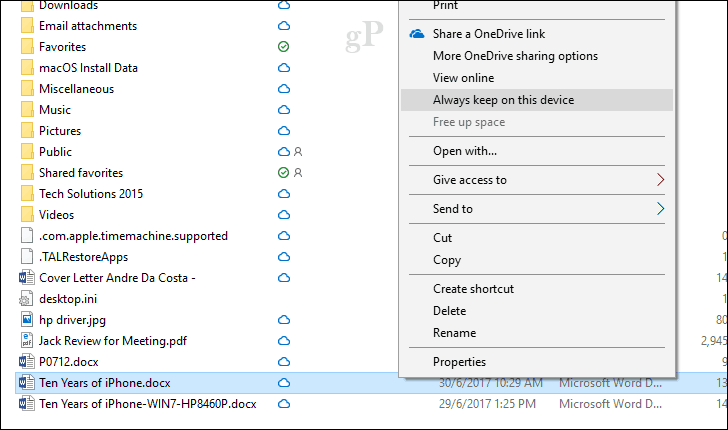 Как включить и использовать файлы OneDrive по требованию в Windows 10