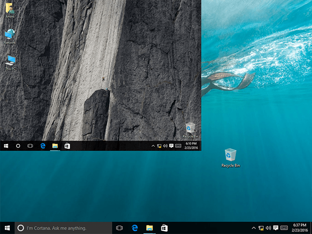 Остановить значки рабочего стола Windows 10 от изменения местоположения после обновления экрана