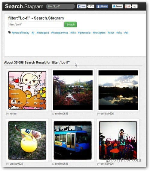 Смотрите ваши Instagram фотографии на вашем компьютере с Webstagram