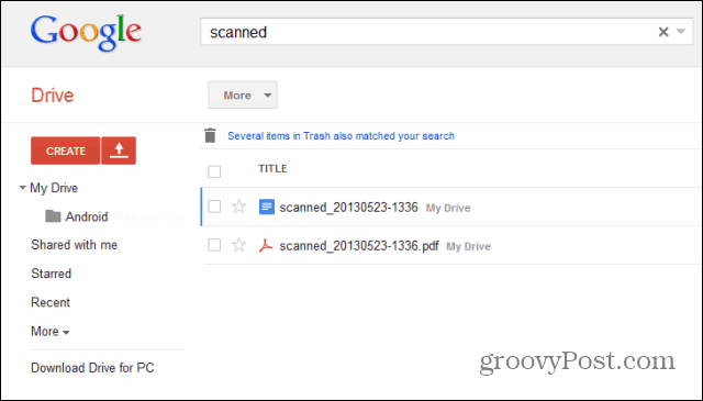 Как сканировать бумажные документы на Google Drive с Android