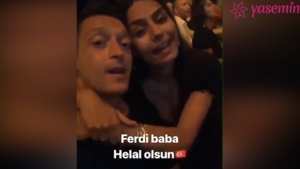 Отцовская песня Ферди от Amine Gülşe и Mesut Özil!