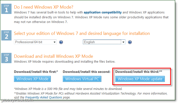 Режим Windows XP теперь доступен без Hyper-V или AMD-V