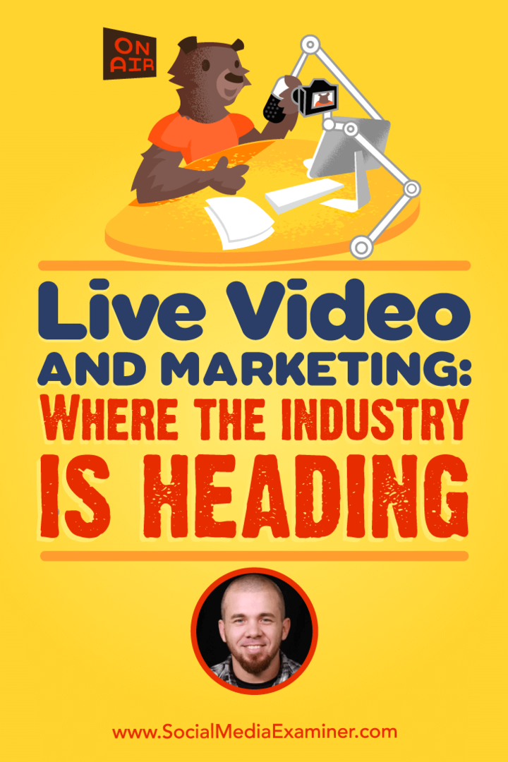 Живое видео и маркетинг: куда движется индустрия: специалист по социальным медиа