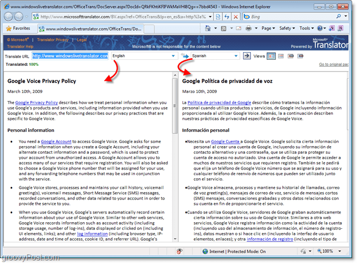 Как перевести текст в документах Microsoft Office 2010
