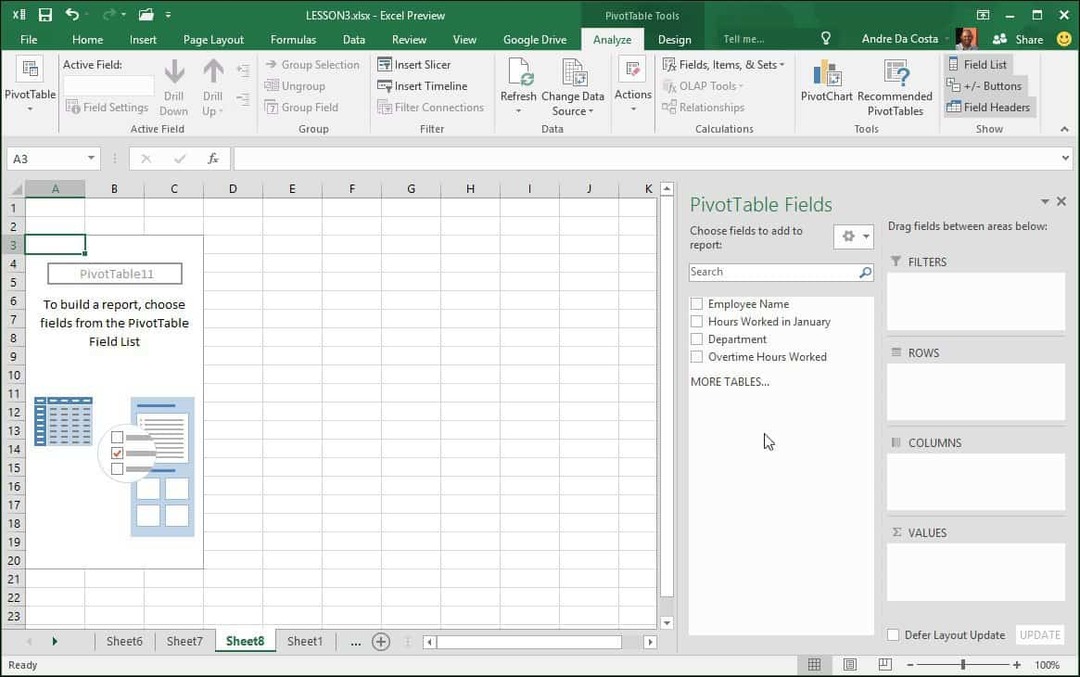 Как создать сводную таблицу в Microsoft Excel