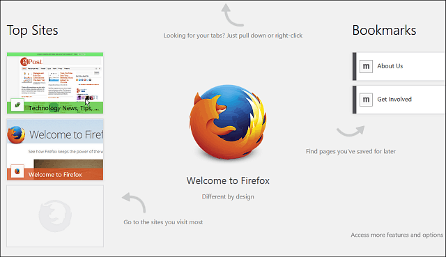 Firefox для Windows 8 Touch Beta доступен для публичного тестирования