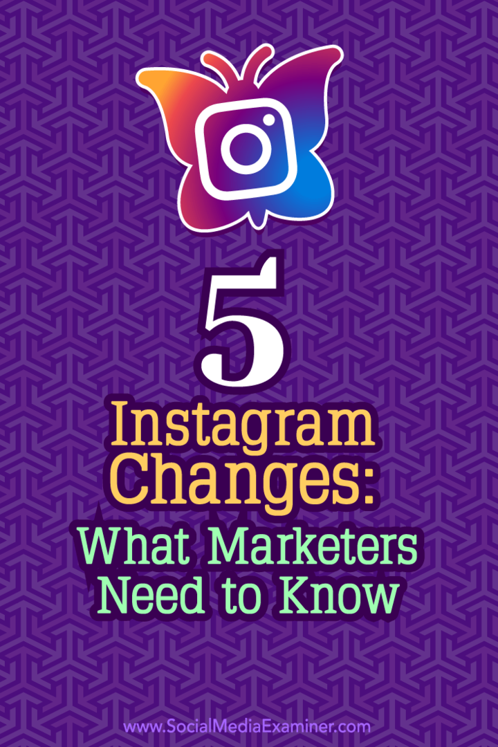 5 изменений в Instagram: что нужно знать маркетологам: специалист по социальным сетям