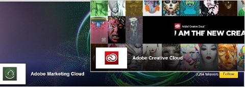 страница витрины Adobe