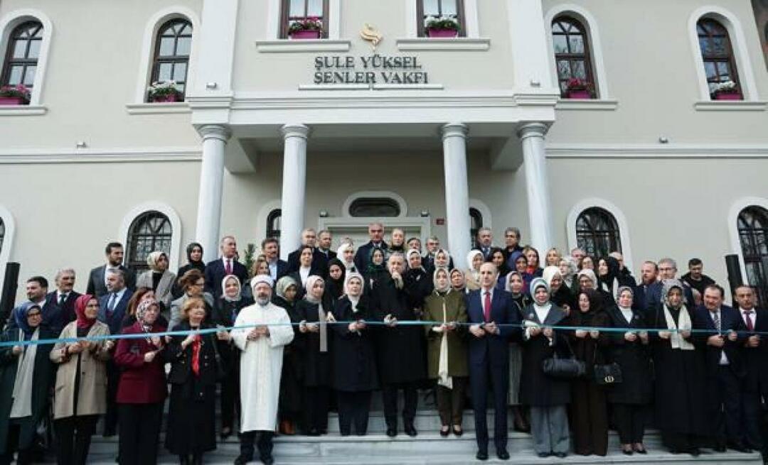 Служебное здание фонда Şule Yüksel Şenler открылось под руководством президента Эрдогана