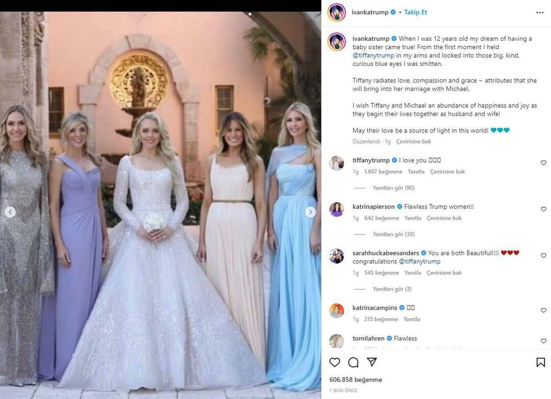Иванка Трамп: богатое семейное фото! Он отрезал имя и поделился им