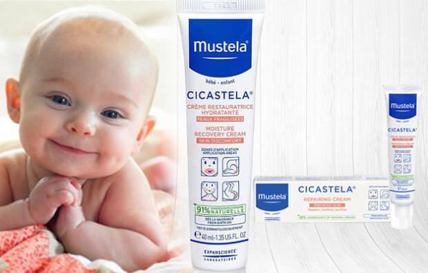 Как использовать крем по уходу Mustela Cicastela?