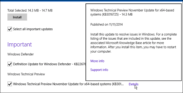 Обновление Windows ноябрь