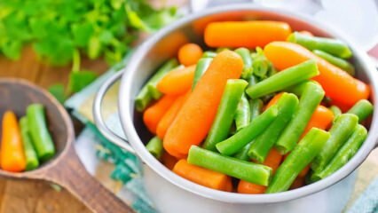 Как хранятся овощи и мясо? 