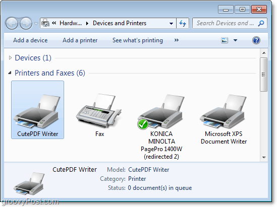 Как просмотреть диалог устройства и принтеры в Windows 7