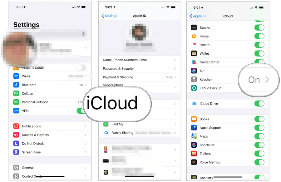 iCloud Keychain настройка iOS