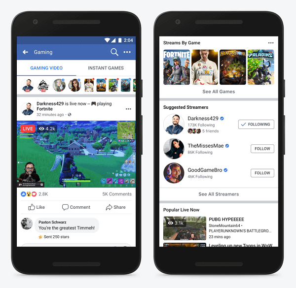 Facebook анонсировал программу повышения уровня, новую программу специально для начинающих разработчиков игр, и дебютировал в новом месте, где люди со всего мира могут открывать и смотреть игровые видеопотоки на Facebook.