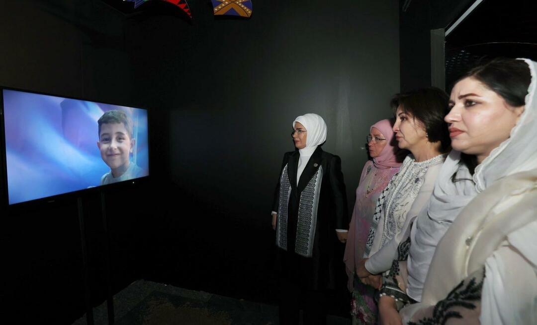 Первая леди Эрдоган поделилась выставкой «Газа: сопротивление человечности»!