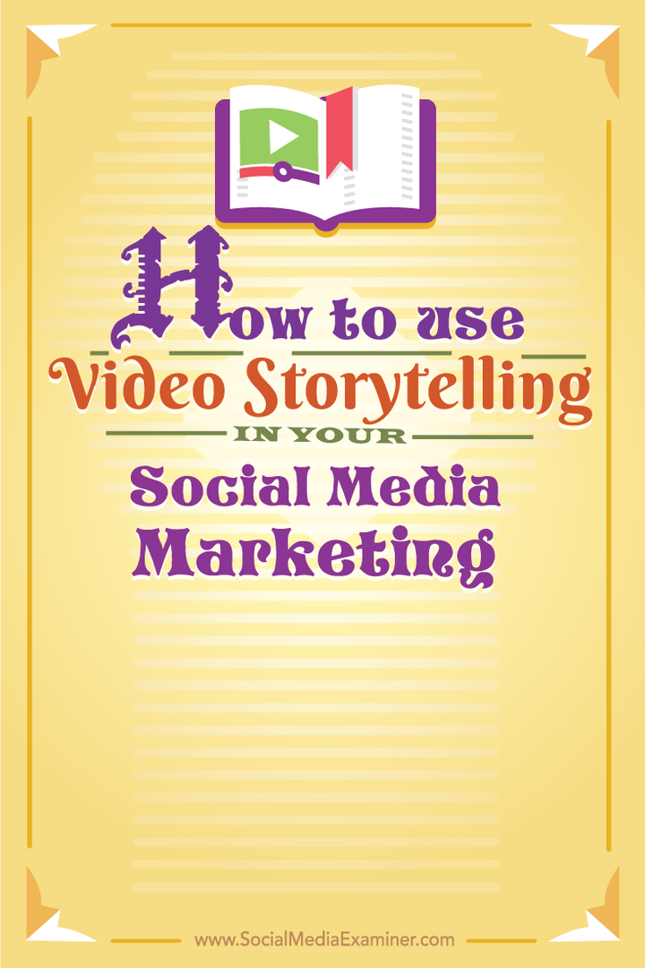 Как использовать видео рассказывание историй в маркетинге в социальных сетях: специалист по социальным медиа