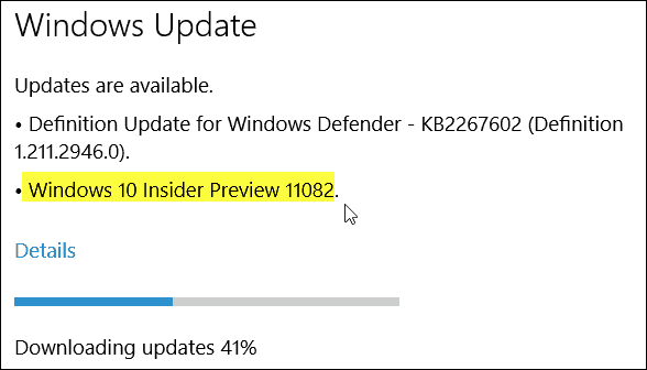 Windows 10 Insider Preview Build 11082 (Redstone) доступен уже сейчас