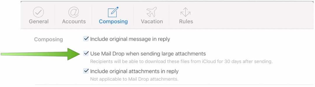 Как отправлять файлы по почте на iPhone с помощью iCloud