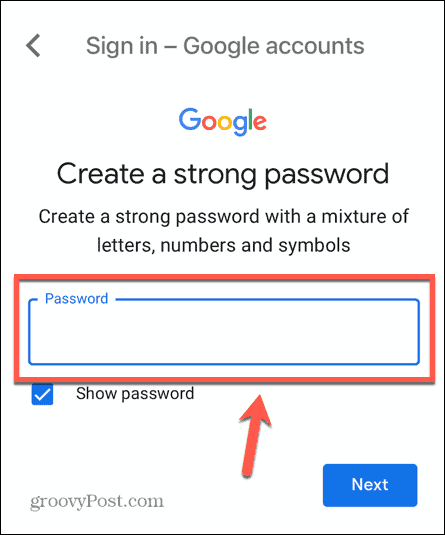 пароль от детской учетной записи gmail
