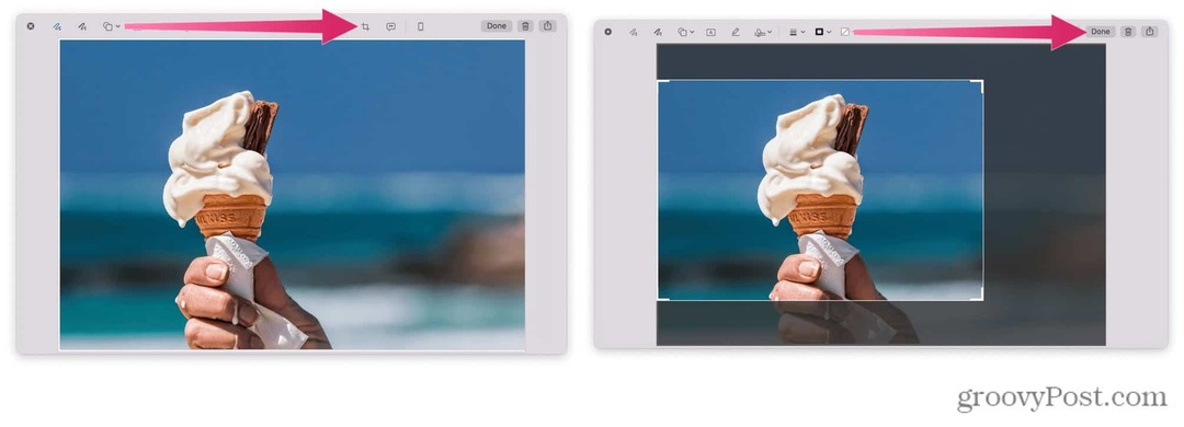 Как обрезать снимок экрана на Mac