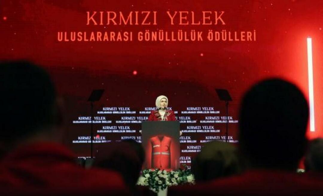 Эмине Эрдоган рассказала о церемонии вручения Международной волонтерской премии «Красный жилет» Кызылай