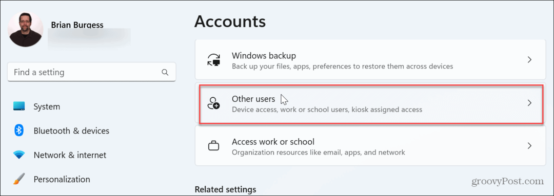 Как просмотреть все учетные записи пользователей в Windows 11