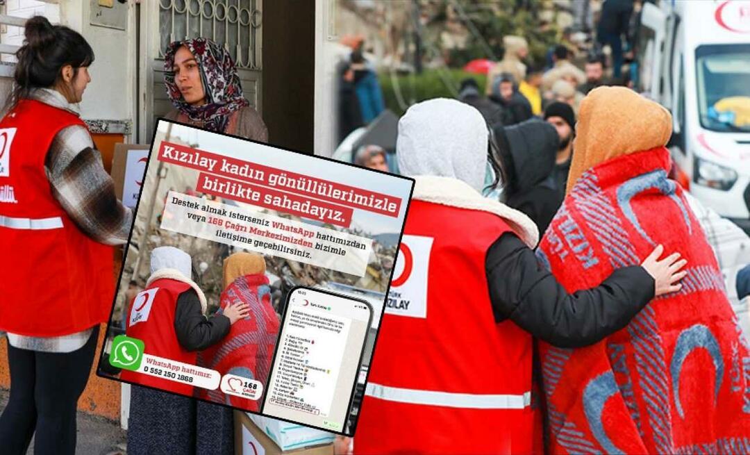 Новый прорыв Турецкого Красного Полумесяца: создана специальная линия WhatsApp для жертв землетрясения