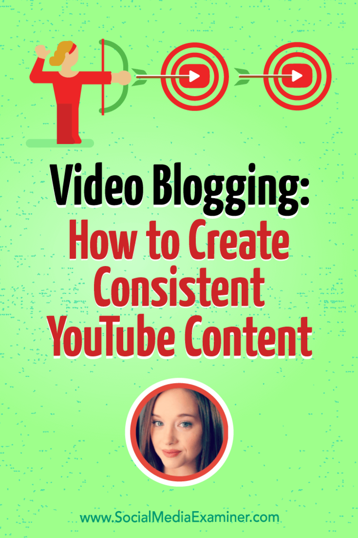 Видеоблоггинг: как создать согласованный контент на YouTube с использованием идей Эми Шмиттауэр из подкаста по маркетингу в социальных сетях.
