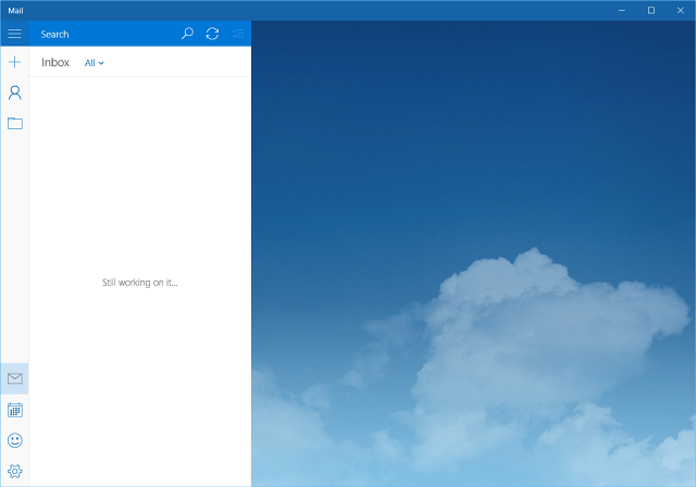 Почтовое приложение Windows 10