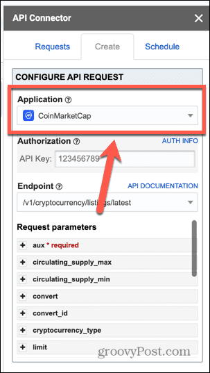 приложение коннектора API