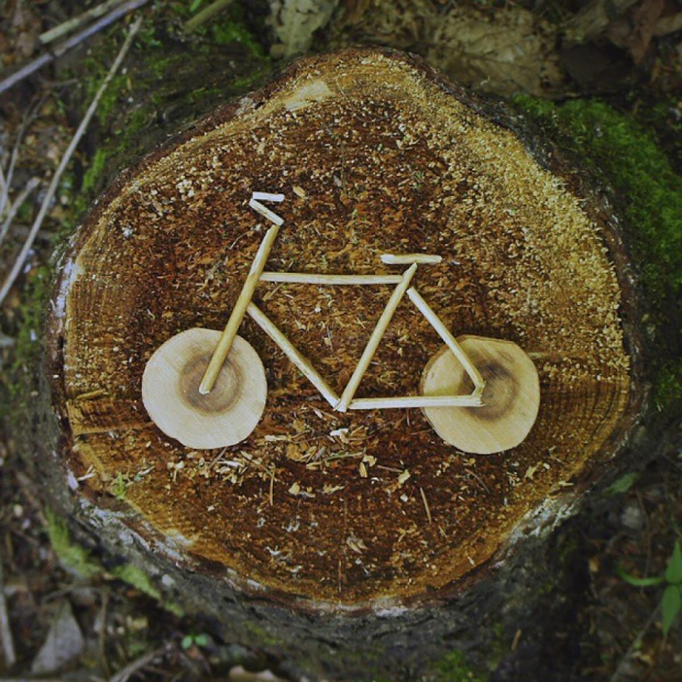 Дизайн велосипеда по дереву