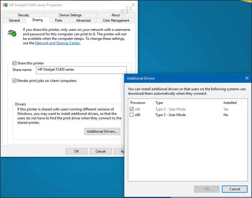 Как поделиться принтером в Windows 10