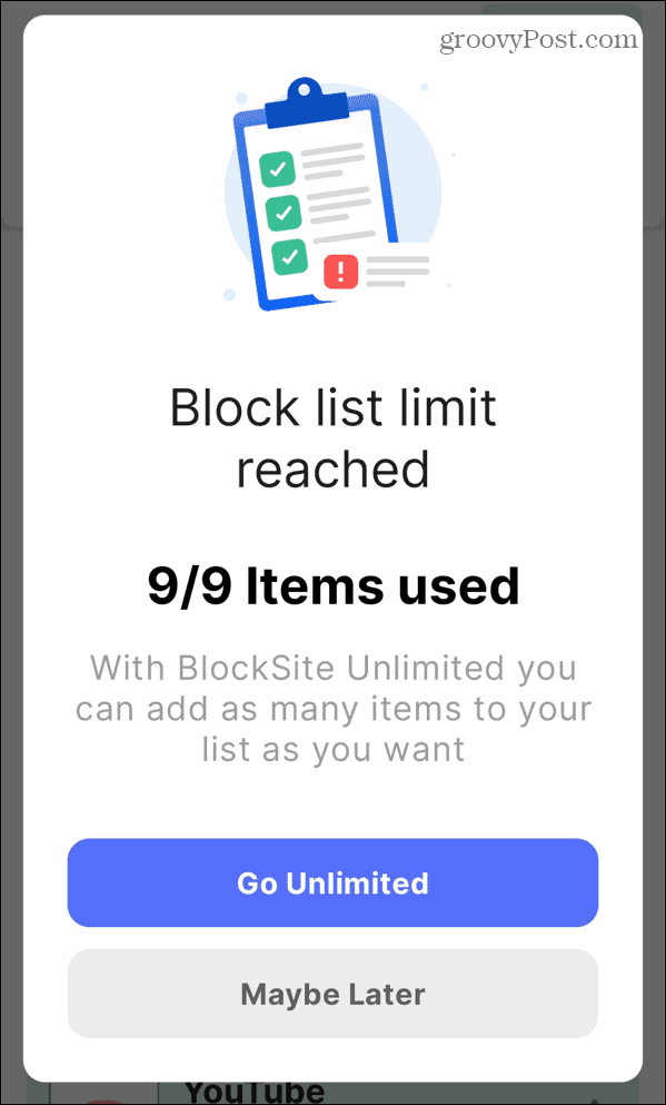неограниченное количество блоков