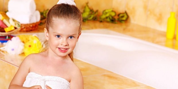 Как дети должны принимать ванну?