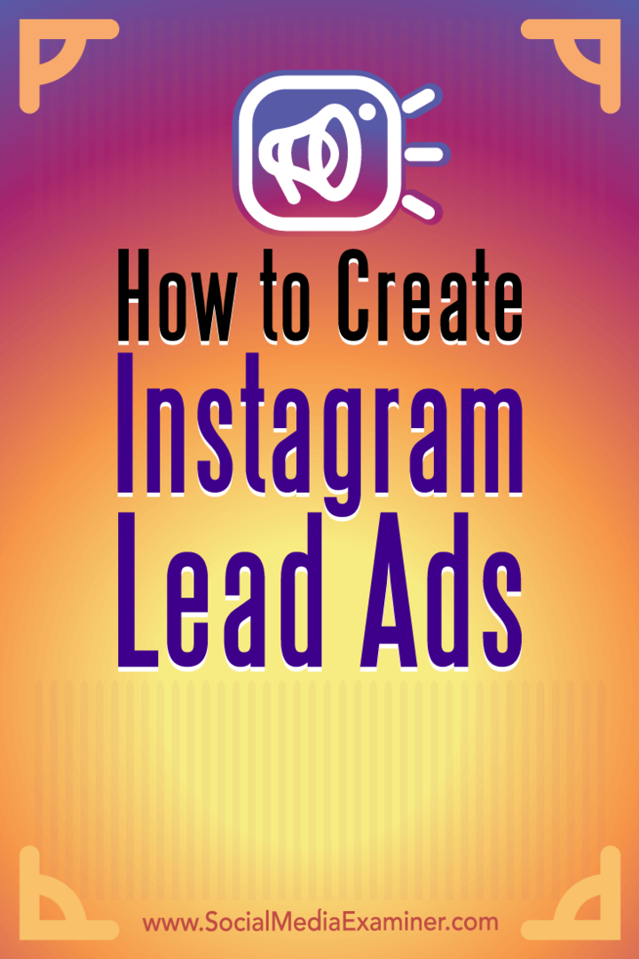 Как создать рекламу в Instagram от Дейрдре Келли в Social Media Examiner.