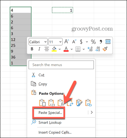 Excel вставить специальное умножение