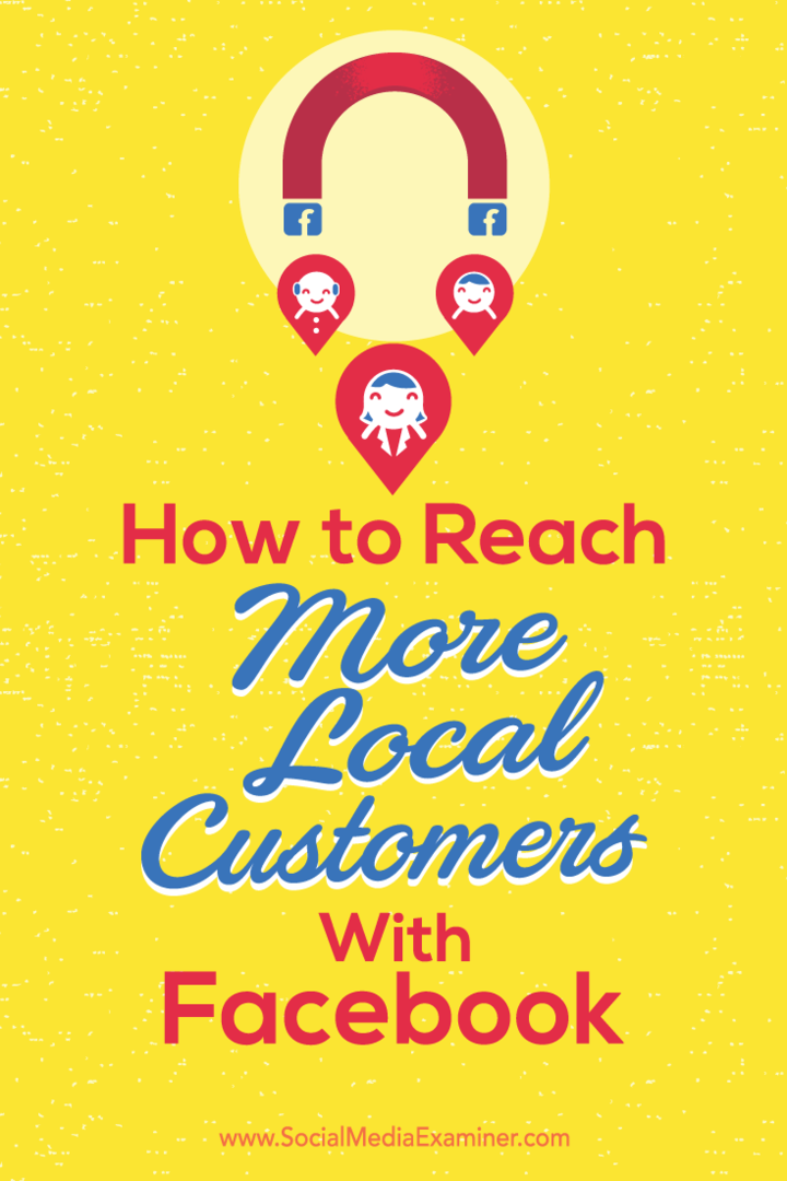 Как привлечь больше местных клиентов с помощью Facebook: специалист по социальным сетям