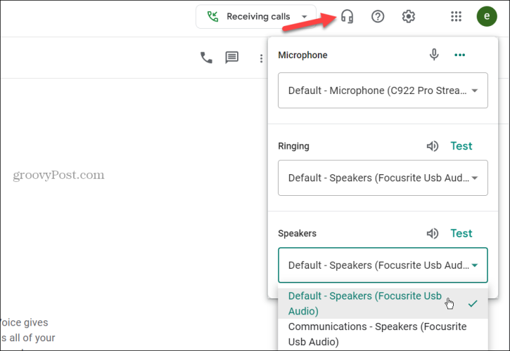 Используйте Google Voice для совершения звонков с компьютера