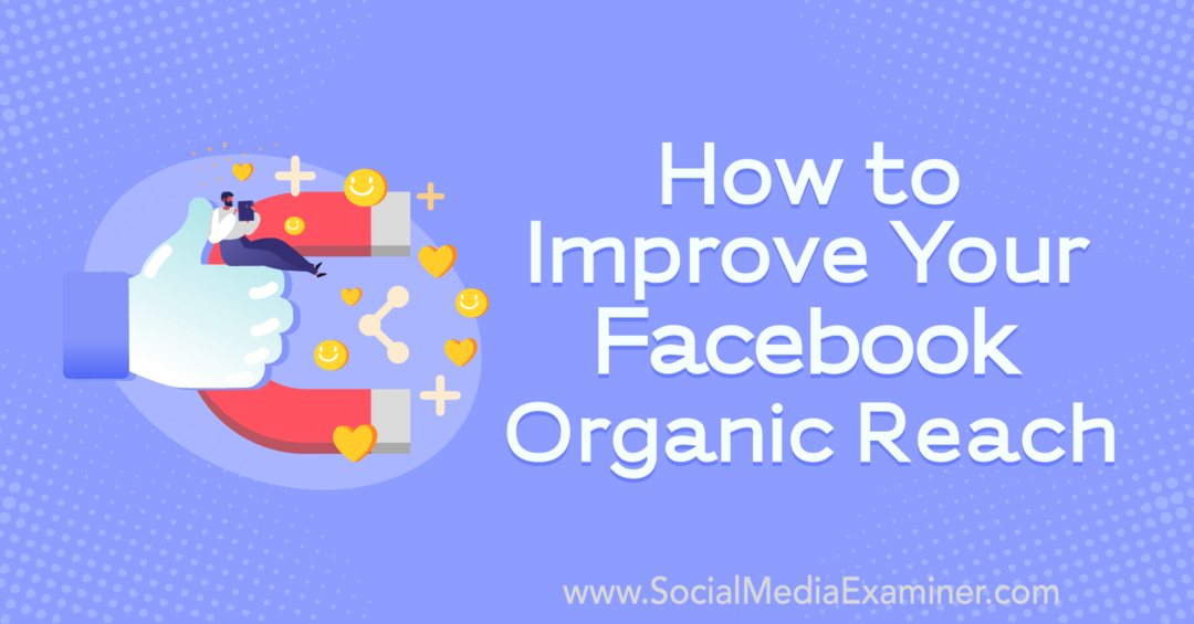 Как улучшить ваш органический охват в Facebook с помощью идей Гостя в подкасте по маркетингу в социальных сетях.