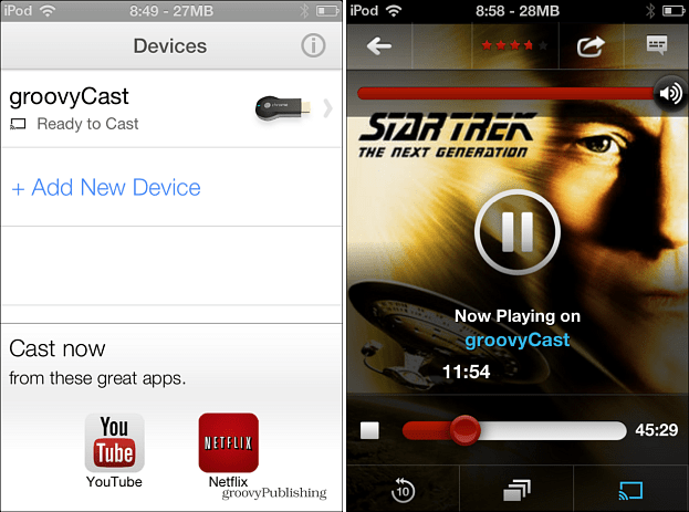Приложение Chromecast iOS