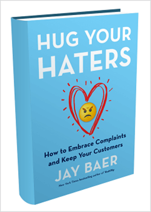 Это скриншот обложки книги Джея Бэра «Обними своих ненавистников».