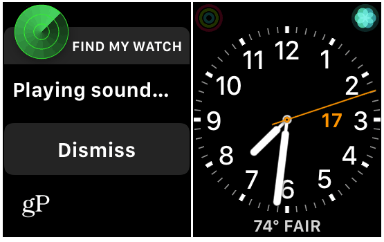 Найти Apple Watch Sound Alert