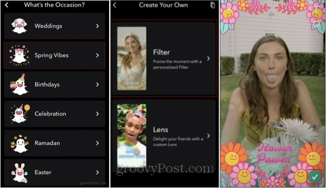 Как использовать и создавать собственные фильтры Snapchat