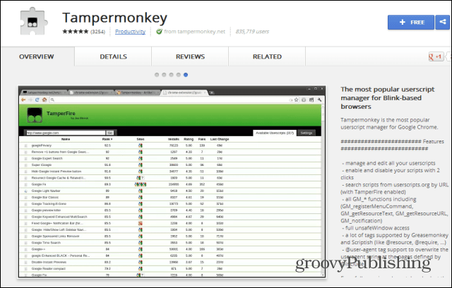 Древовидная структура Dropbox Chrome Tampermonkey