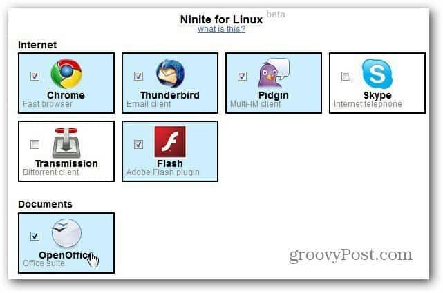 Сайт Ninite для Linux