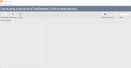 TextExpander создать сниппет